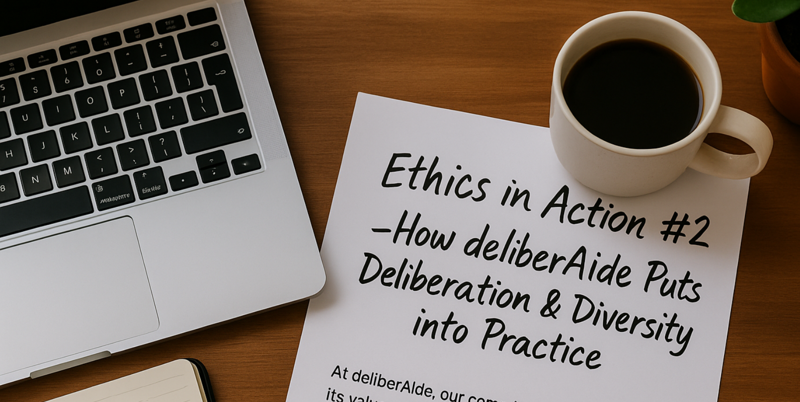 Ethics in Action #2: Deliberation & Diversity